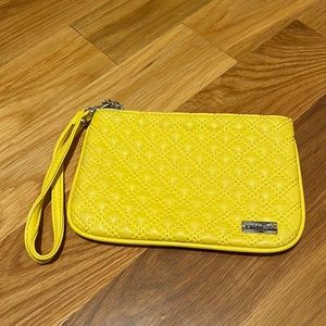 Express yellow clutch